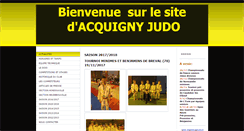 Desktop Screenshot of acquignyjudo.com